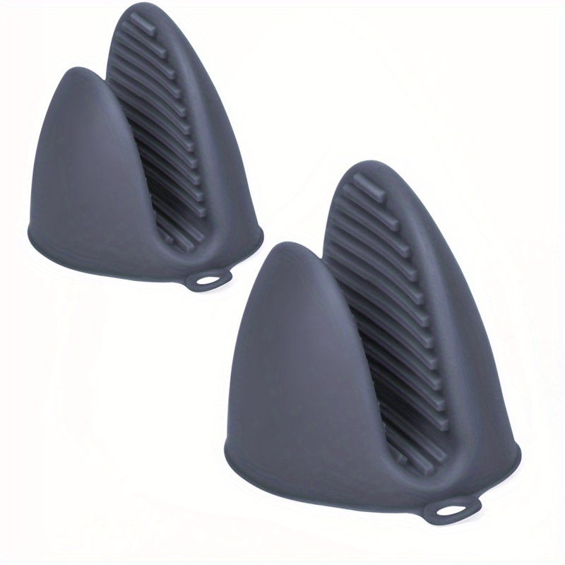 Oven Mitt Silicone - 2 แพ็คซิลิโคนเตาอบ Mitts ผู้ถือหม้อชุดสําหรับห้องครัวทนความร้อนครัวขนาดเล็ก Mittens ยาง