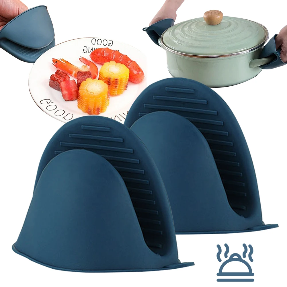 Oven Mitt Silicone - ถุงมือซิลิโคนกันความร้อน ทนความร้อน ไม่ลื่น สำหรับทำอาหาร อบ ปิ้งย่าง