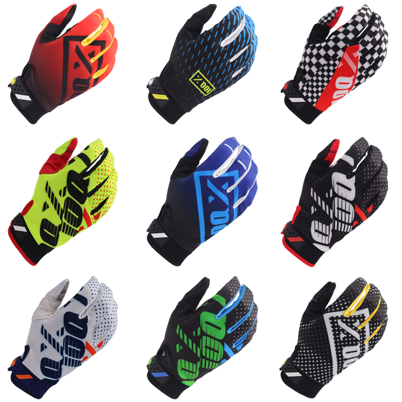 Cycling Glove Padded - ทีม IOQX รถจักรยานยนต์ผู้ชายผู้หญิง MTB/จักรยานเสือหมอบ BMX ATV