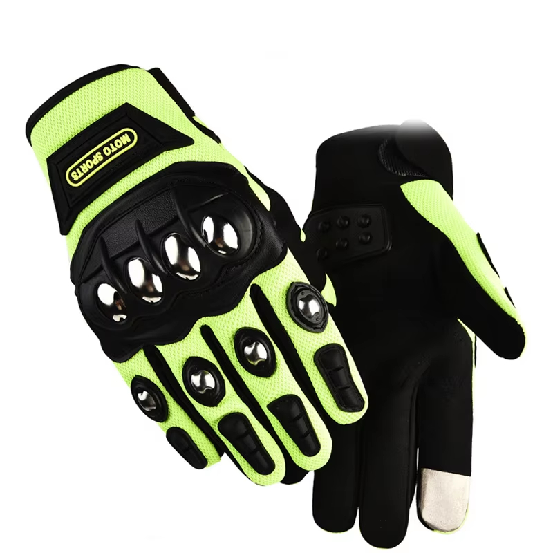 Motorcycle Glove Knuckle - ถุงมือยุทธวิธี เหล็กนิรภัย อุปกรณ์ปั่นจักรยานกลางแจ้ง สนับมือเหล็ก สำหรับขี่มอเตอร์ไซค์ แข่งรถ