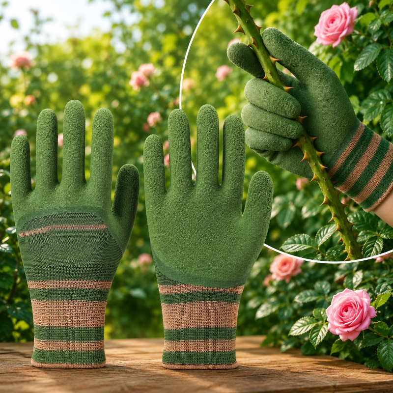 Gardening Glove Waterproof - ถุงมือทำสวนอเนกประสงค์ ป้องกันหนาม กันน้ำ ทนต่อการบาด จับกระชับมือ สำหรับตัดแต่งกิ่งกุหลาบ