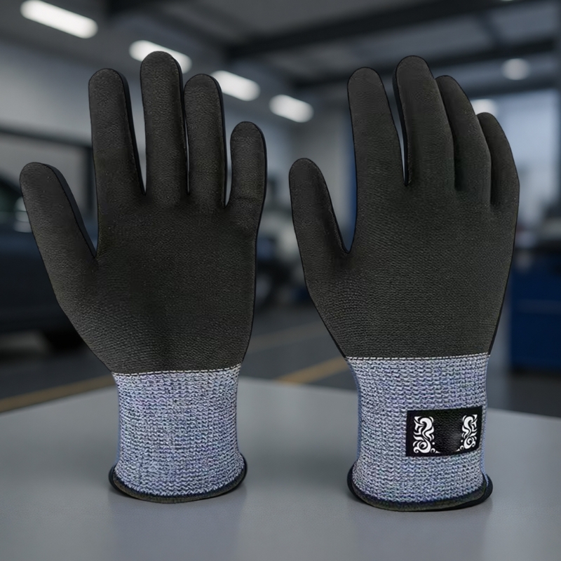 Cut Resistant Glove - 2 ชิ้นมืออาชีพตัดถุงมือทนสำหรับยานยนต์ฟิล์มสีตัดตามหลักสรีรศาสตร์และการควบคุมแบบคงที่ถุงมือระบายอากาศ