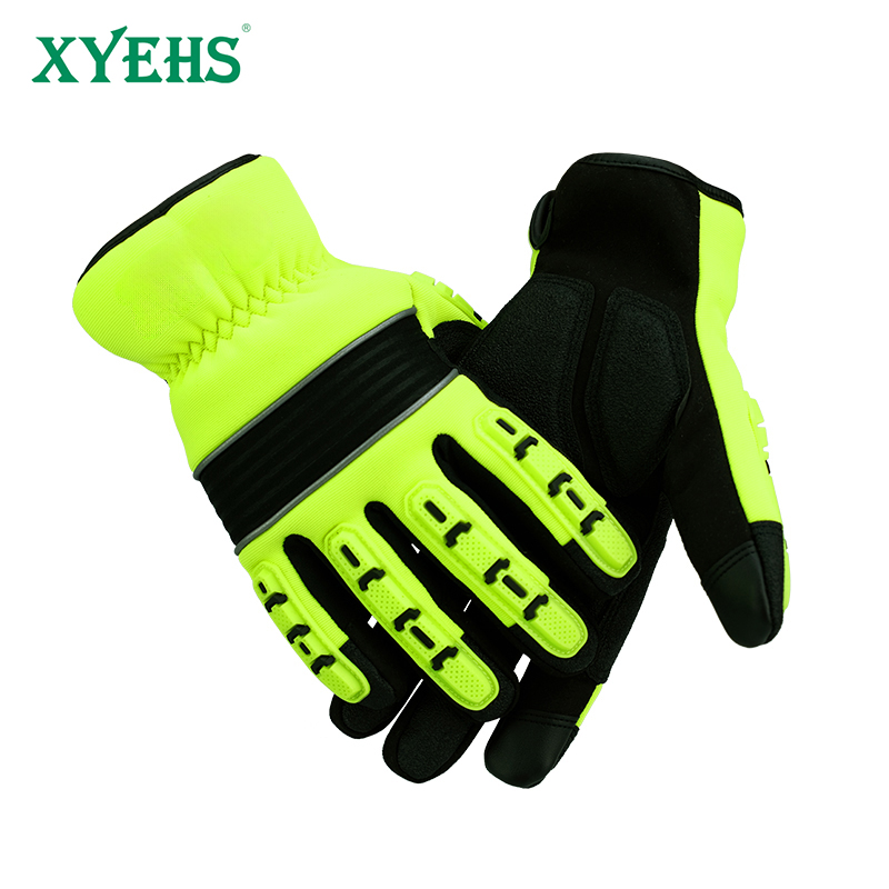 Work Glove Impact - ถุงมือกันกระแทก TPR 5 มม. ทนทานต่อความเย็น กันน้ำ