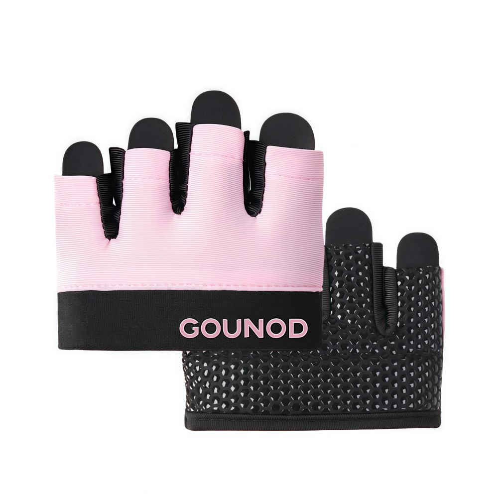 Workout Glove Gym - ถุงมือปั่นจักรยานแบบครึ่งนิ้วกันลื่นระบายอากาศได้ 4 นิ้วถุงมือออกกำลังกายทนต่อการสึกหรอป้องกันฝ่ามือถุงมือฟิตเนสแบบสปอร์ตสำหรับทุกเพศ