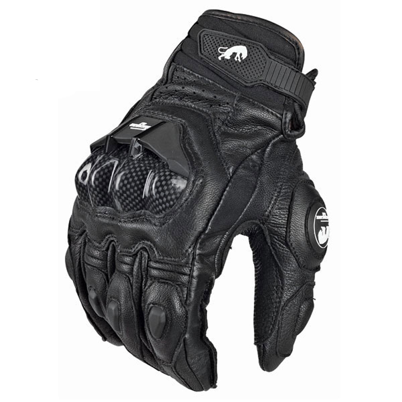 Leather Driving Glove - บุรุษ 4 ฤดูขับรถ Supertech สีดําถุงมือหนังรถจักรยานยนต์ถุงมือแข่งมอเตอร์ไซด์ DirtBike