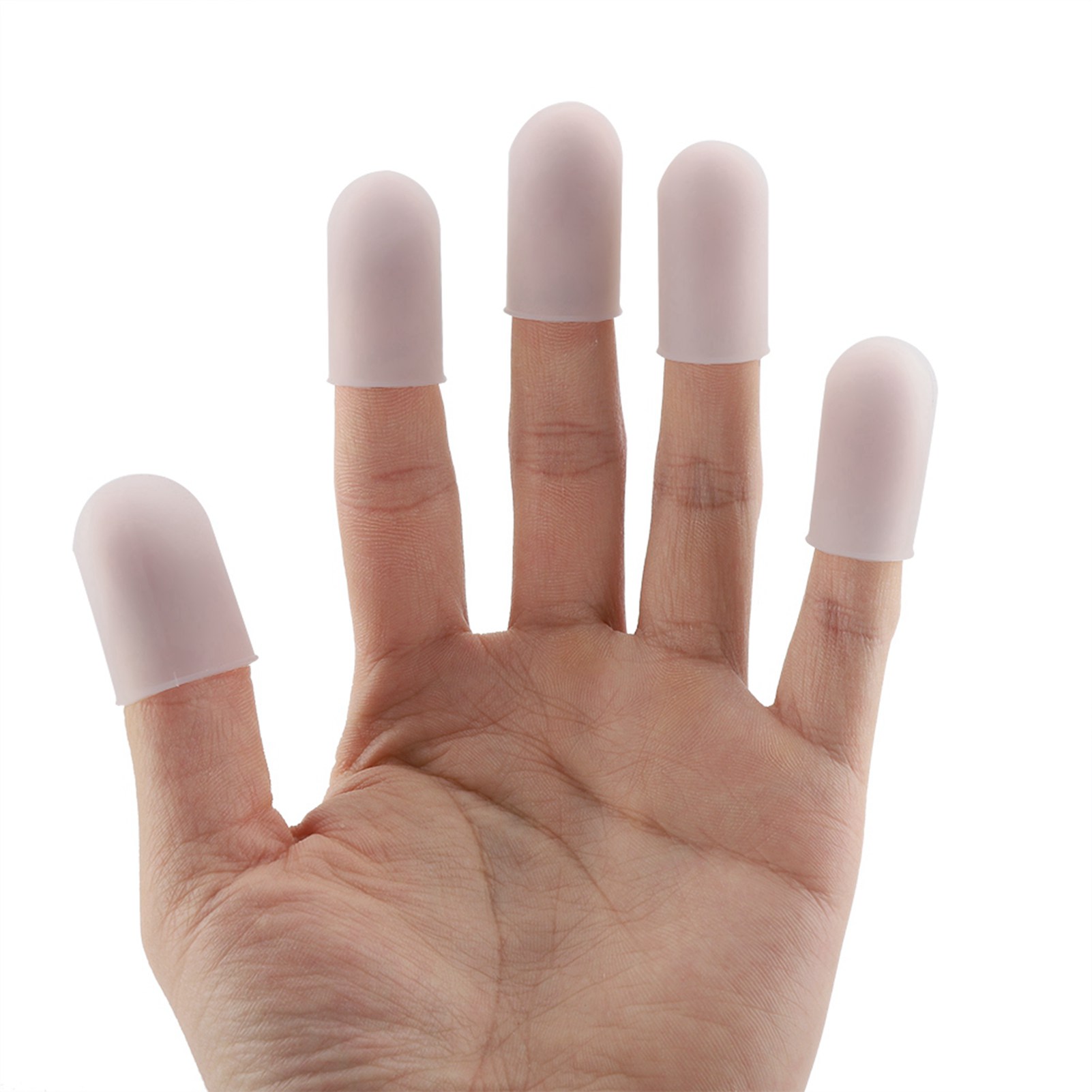Oven Mitt Silicone - 5ชิ้นถุงมือป้องกันปลายนิ้วซิลิโคนนิ้วเครื่องมือทำครัวสำหรับย่างบาร์บีคิวอบทำอาหารด้วยความร้อน