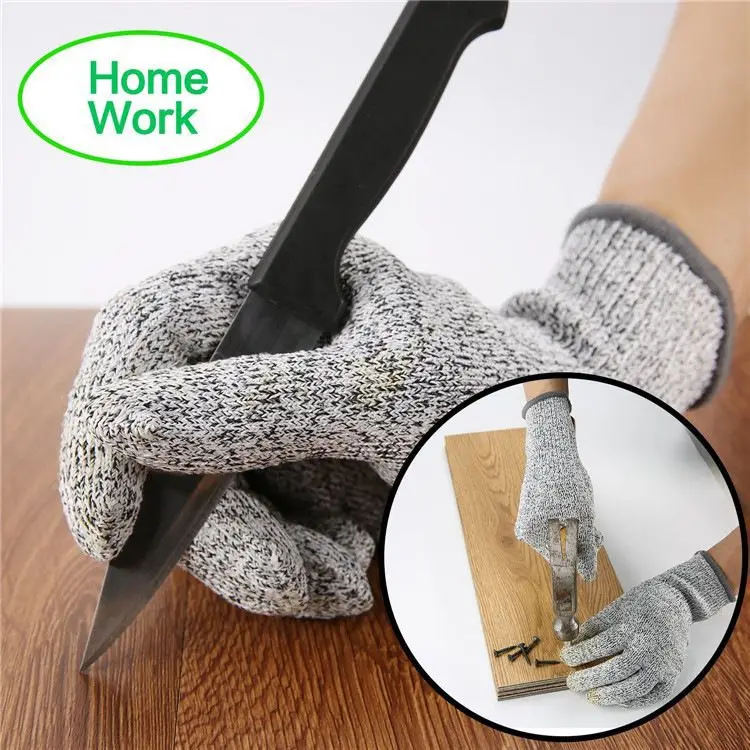 Cut Resistant Glove - ถุงมือกันบาดระดับ 5 ป้องกันการแทงทะลุ ทำจากโลหะ สำหรับงานครัว งานชำแหละเนื้อ