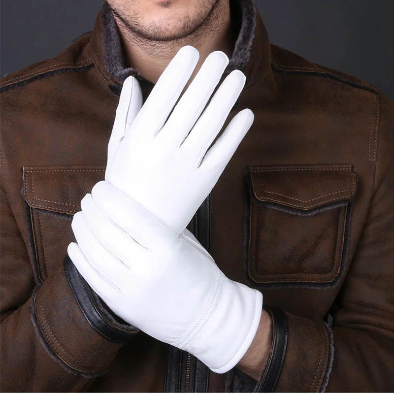 2025 ฤดูหนาวของแท้หนังสีขาวถุง - Leather Driving Glove บทวิจารณ์และราคา