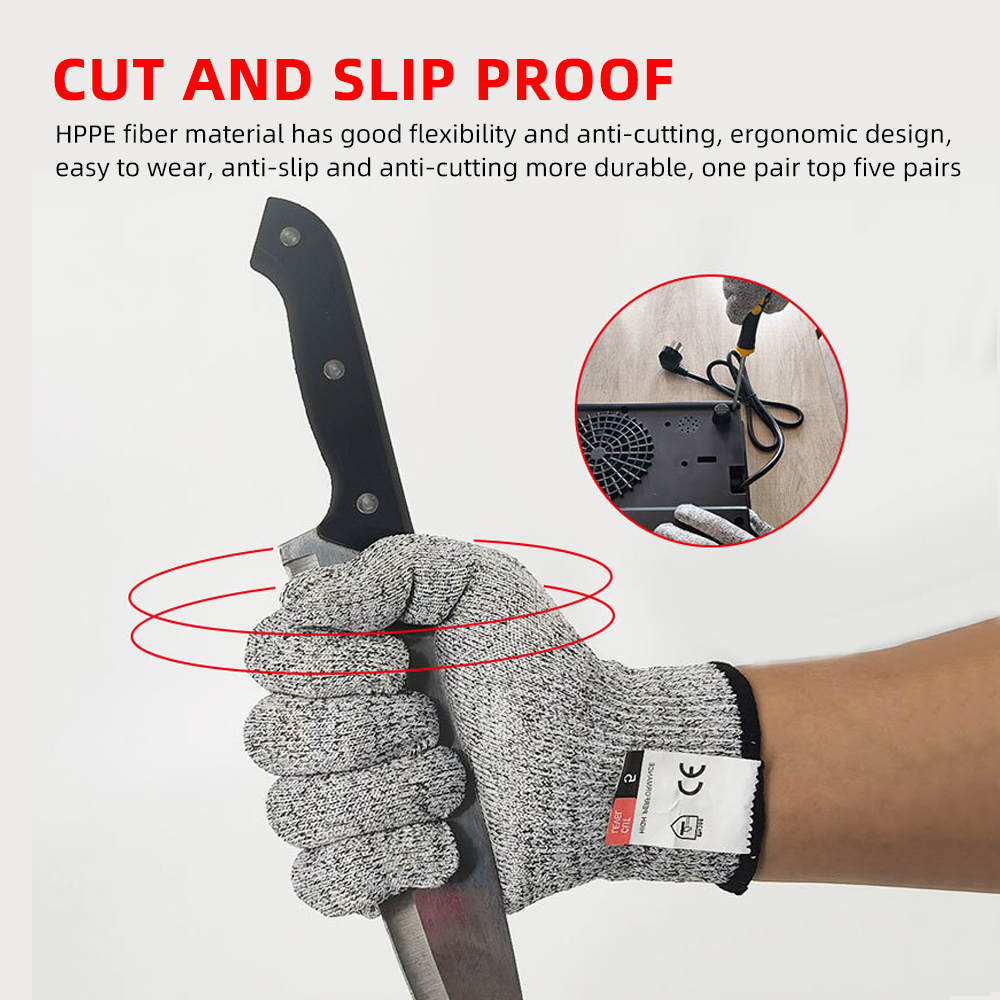 ความปลอดภัยตัดถุงมืออุปกรณ์ป้อ - Cut Resistant Glove บทวิจารณ์และราคา