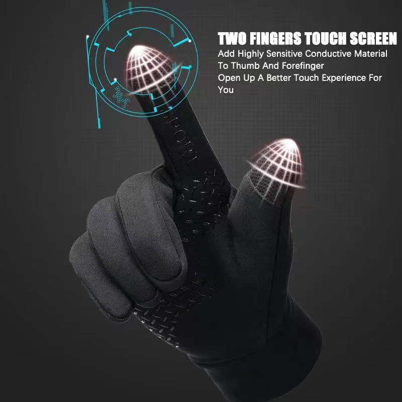 ฤดูหนาวกีฬากลางแจ้งวิ่งถุงมือห - Magic Touch Glove บทวิจารณ์และราคา