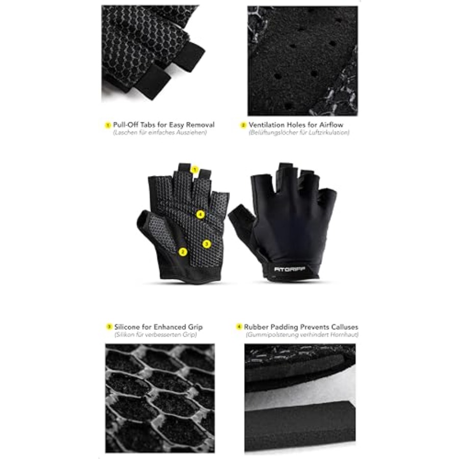 ®   ถุงมือออกกำลังกายแบบมีแผ่น - Workout Glove Gym บทวิจารณ์และราคา