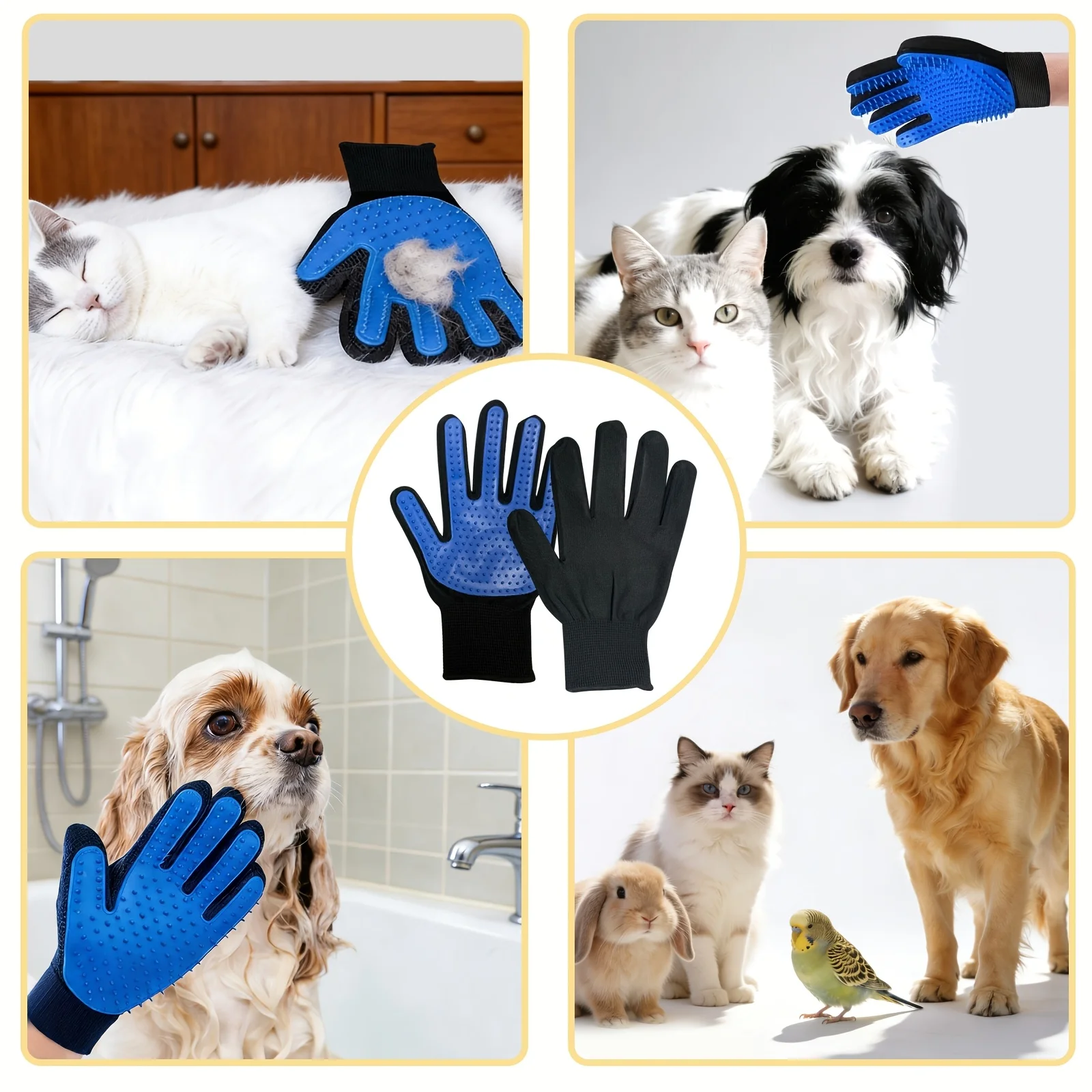 ถุงมือสำหรับสัตว์เลี้ยง ถุงมือ - Rubber Glove Cleaning บทวิจารณ์และราคา