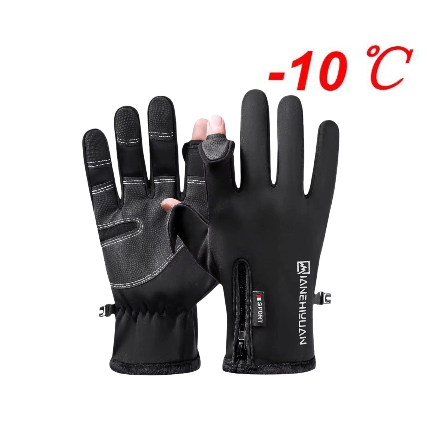 ถุงมือปั่นจักรยานผู้ชายหน้าจอส - Ski Glove Waterproof บทวิจารณ์และราคา