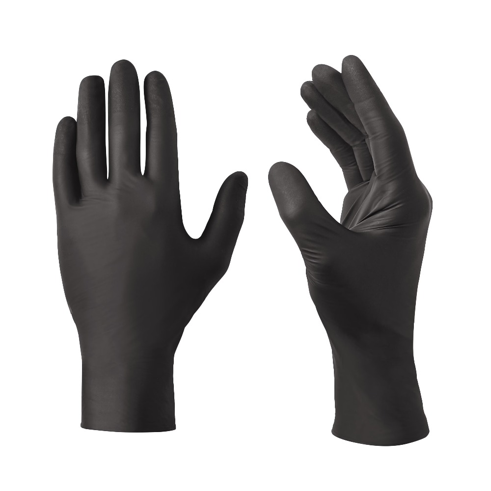 ถุงมือไนไตรล์แบบใช้แล้วทิ้ง ขน - Exam Glove Nitrile บทวิจารณ์และราคา