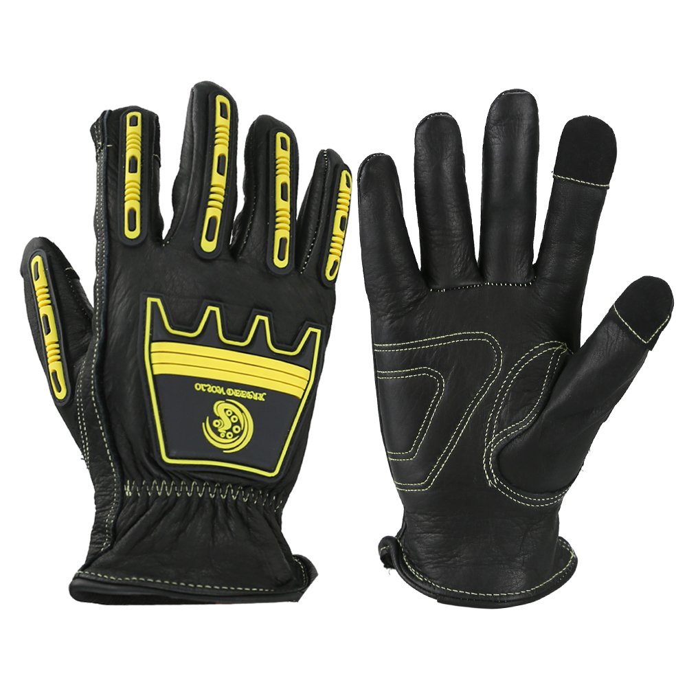 Impact ถุงมือหนังฤดูหนาวสีดำคว - Work Glove Impact บทวิจารณ์และราคา