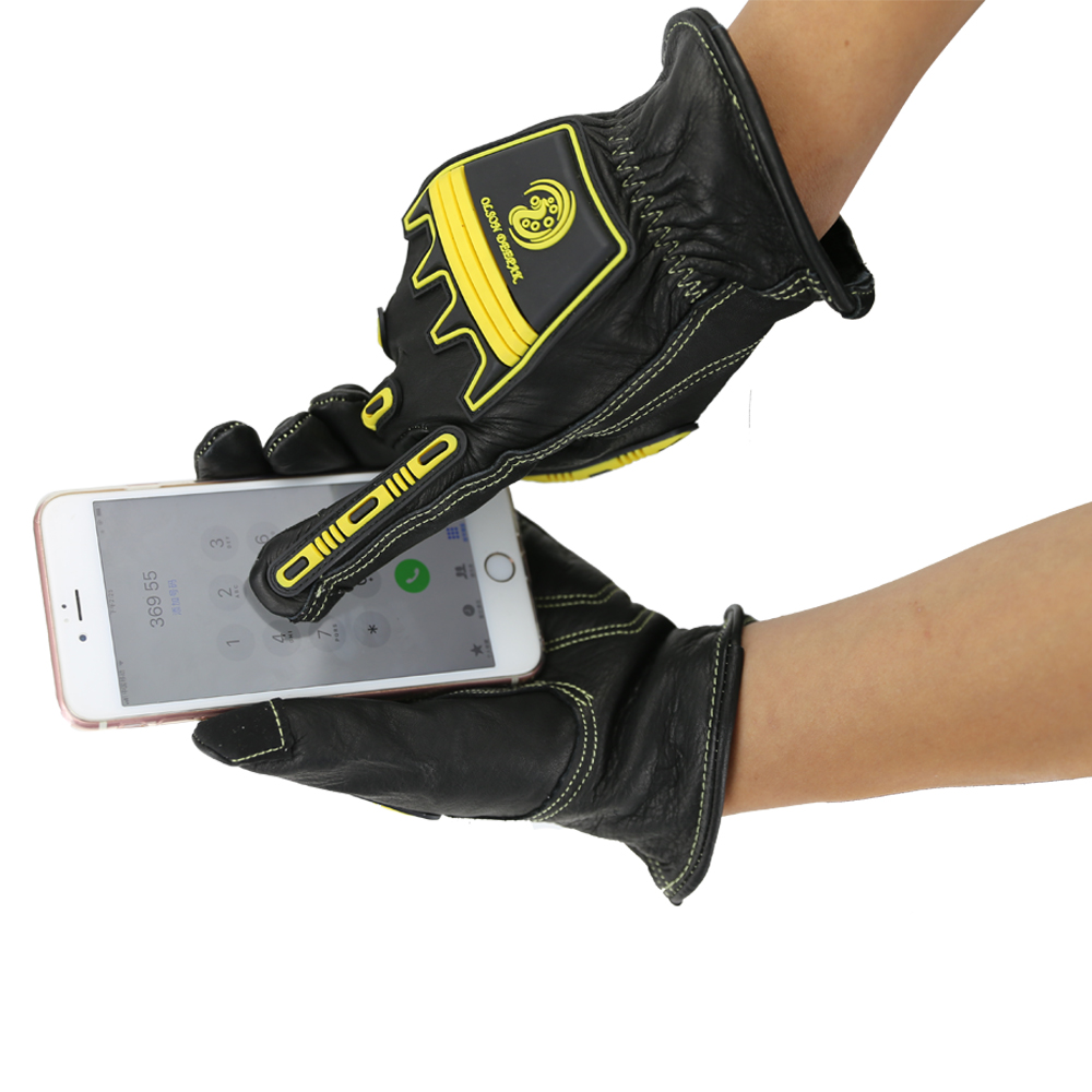 Impact ถุงมือหนังฤดูหนาวสีดำคว - Work Glove Impact บทวิจารณ์และราคา