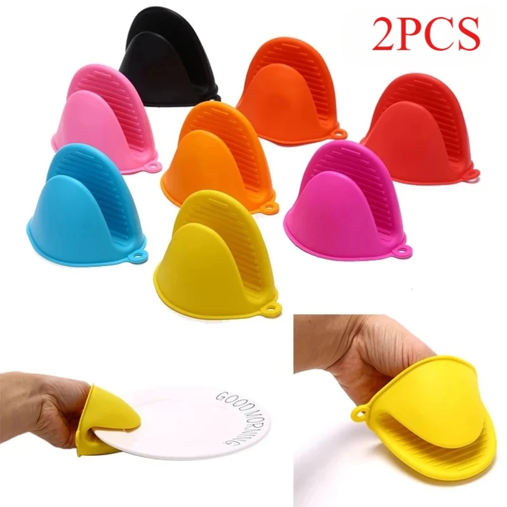 4/2 ชิ้น ถุงมือซิลิโคนหนาพิเศษ - Oven Mitt Silicone บทวิจารณ์และราคา