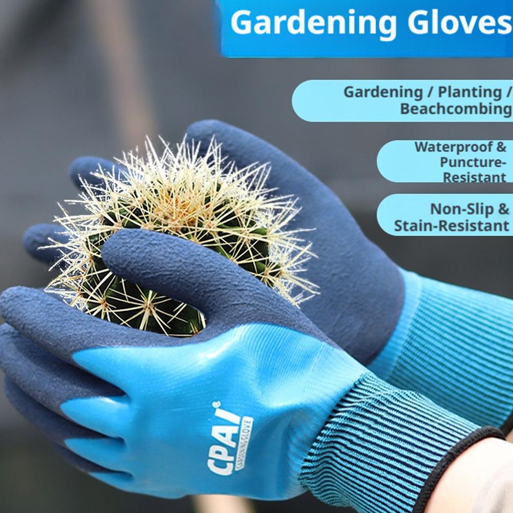 ถุงมือทำสวนกันน้ำกันแทง สำหรับ - Gardening Glove Waterproof บทวิจารณ์และราคา