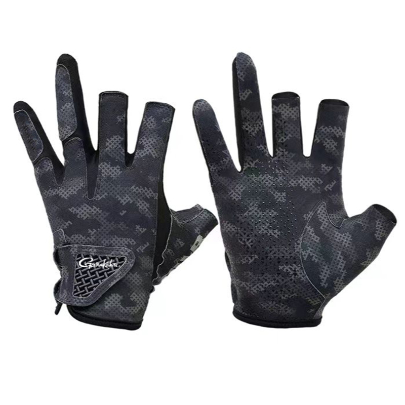 Gamakatsu ถุงมือตกปลา Anti-SLI - Cycling Glove Padded บทวิจารณ์และราคา