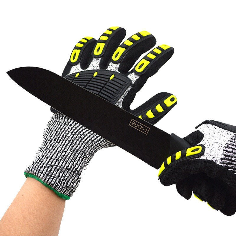 ถุงมือทํางานเพื่อความปลอดภัยสํ - Work Glove Impact บทวิจารณ์และราคา