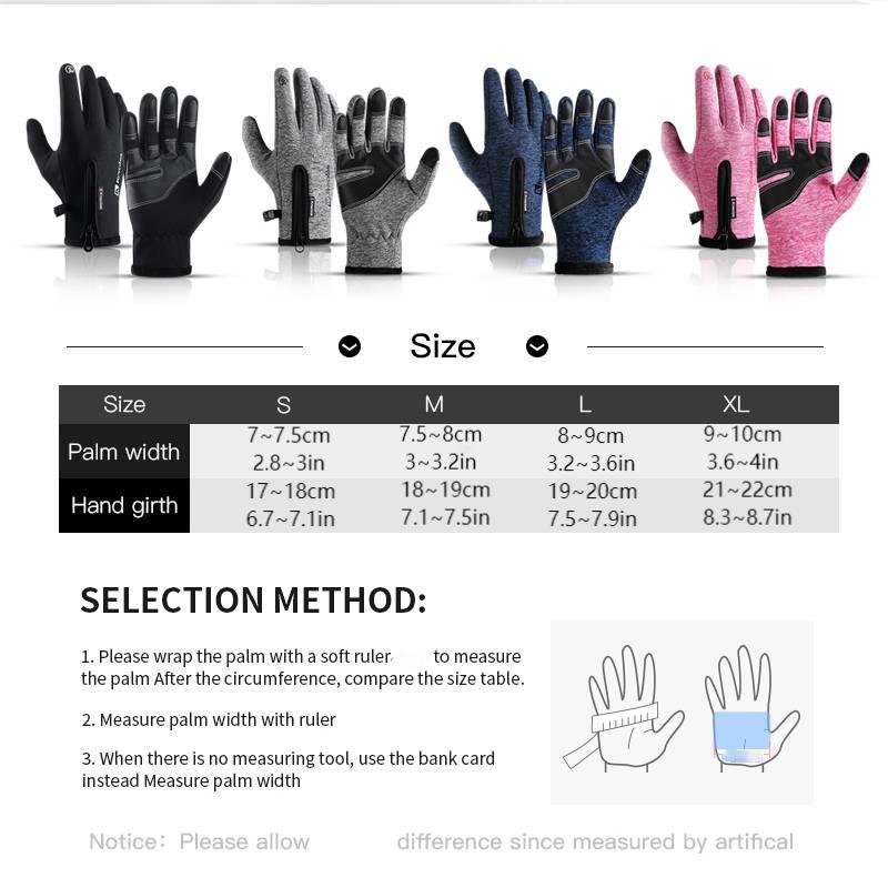 ถุงมือซิปสำหรับฤดูหนาวสำหรับผู - Gardening Glove Waterproof บทวิจารณ์และราคา