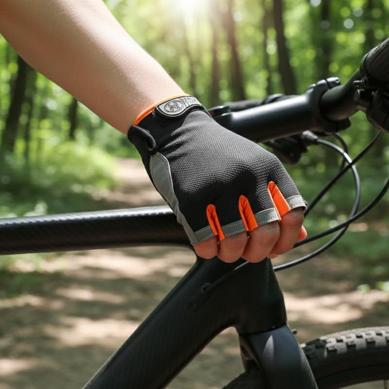 ถุงมือปั่นจักรยานแบบครึ่งนิ้ว  - Fingerless Glove Knit บทวิจารณ์และราคา