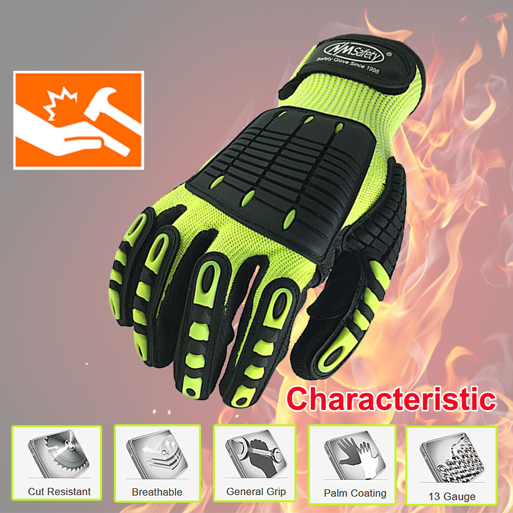 NMSafety คุณภาพสูงถุงมือ Shock - Work Glove Impact บทวิจารณ์และราคา