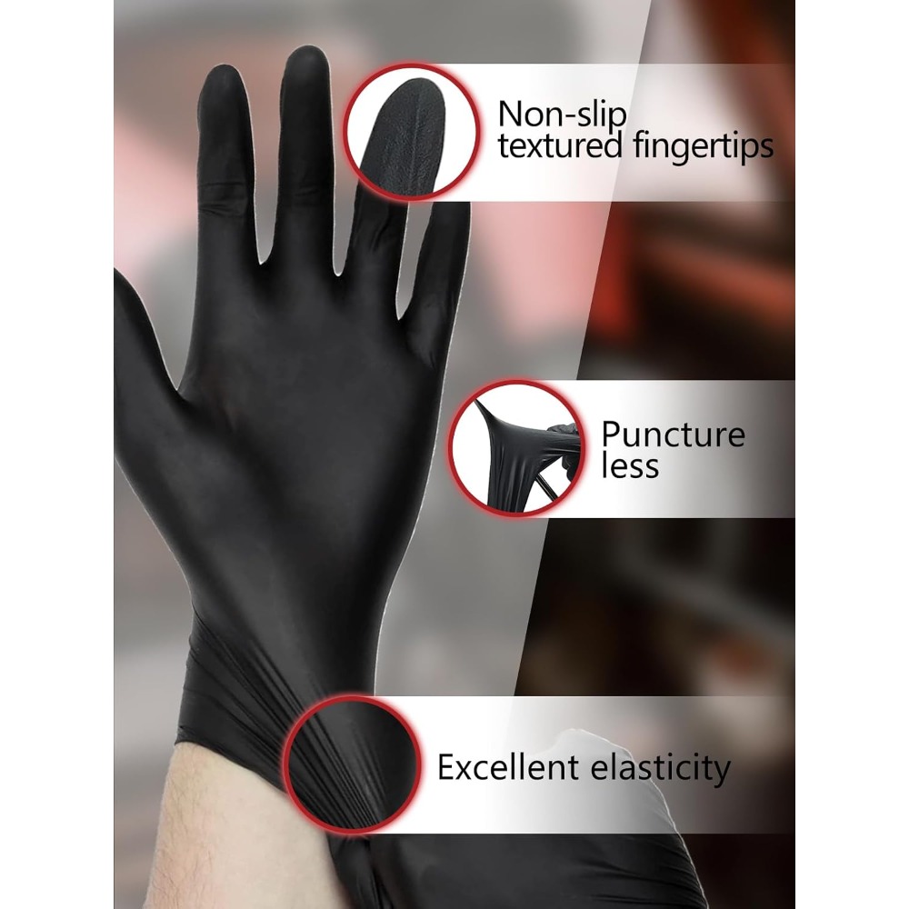 ถุงมือไนไตรล์แบบใช้แล้วทิ้ง 4  - Exam Glove Nitrile บทวิจารณ์และราคา