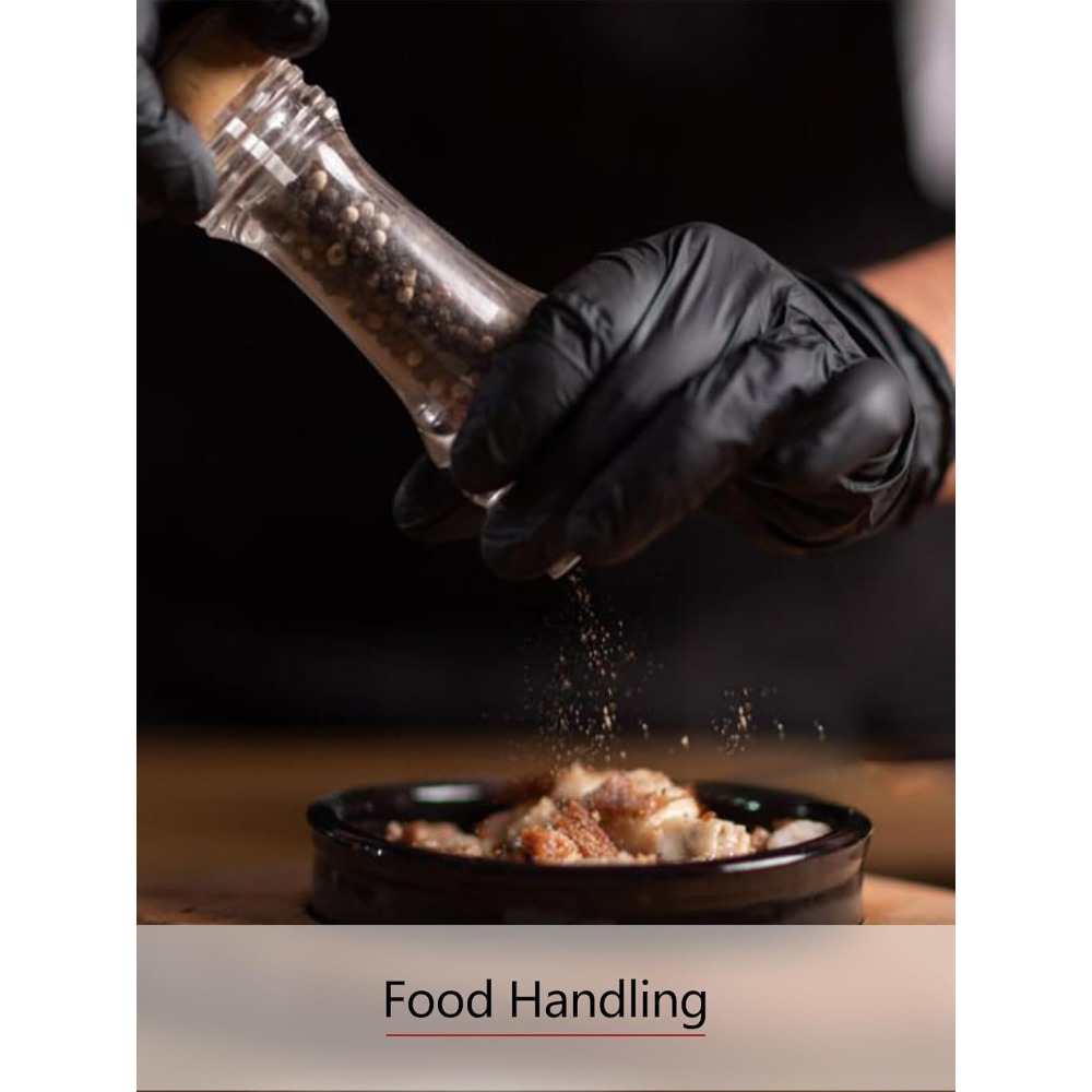 ถุงมือไนไตรล์แบบใช้แล้วทิ้ง 4  - Exam Glove Nitrile บทวิจารณ์และราคา