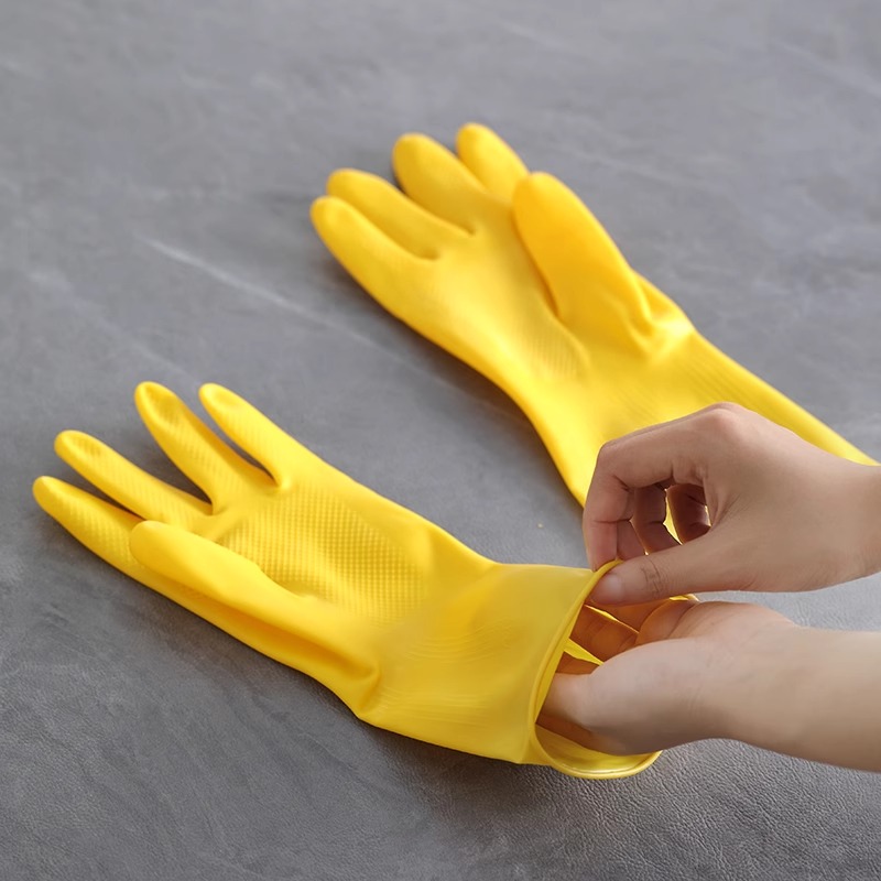 3 คู่ถุงมือในครัวเรือนในครัวเร - Dish Glove Rubber บทวิจารณ์และราคา