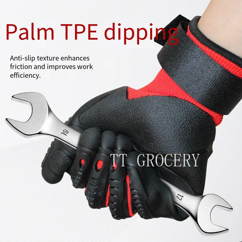 ถุงมือกันกระแทก TPE สำหรับงานอ - Work Glove Impact บทวิจารณ์และราคา