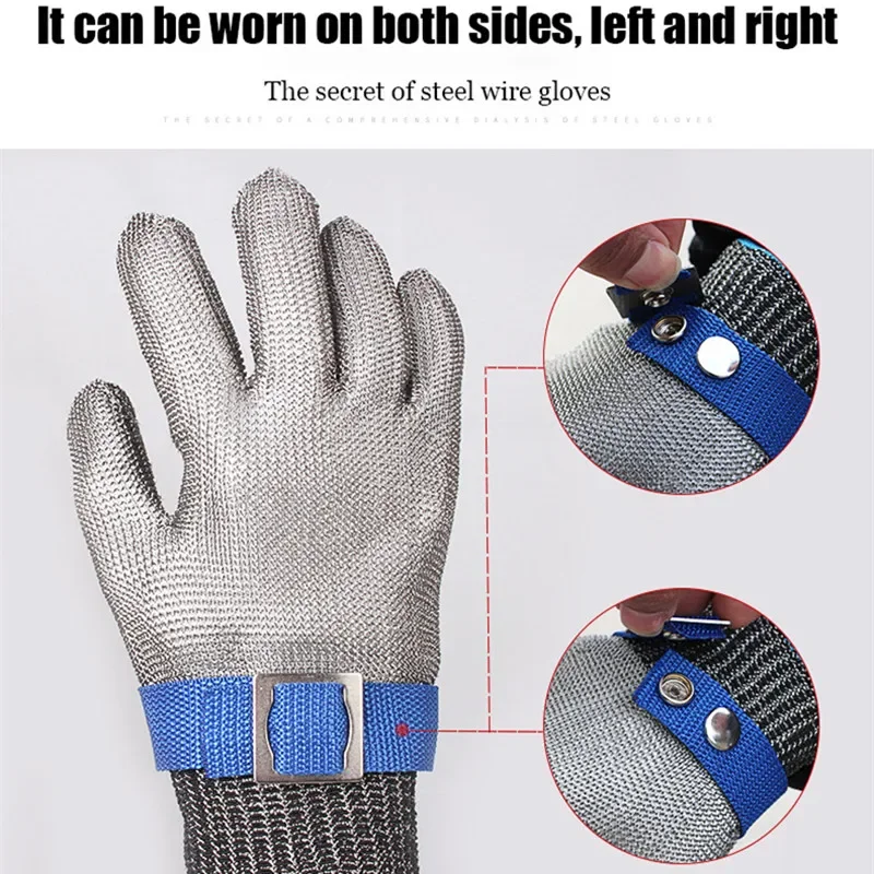 ถุงมือสแตนเลสกันบาดระดับ 5 ถุง - Cut Resistant Glove บทวิจารณ์และราคา