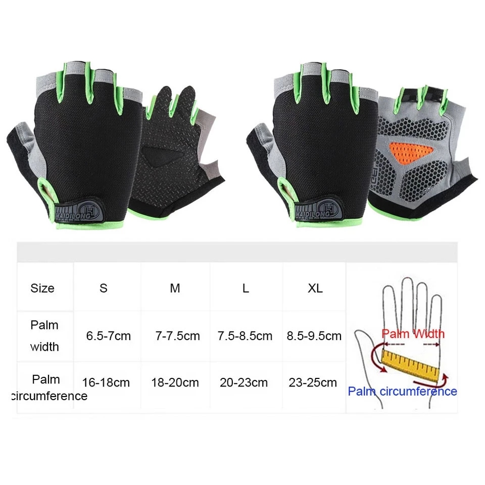 Professional Non-Slip Breathab - Workout Glove Gym บทวิจารณ์และราคา