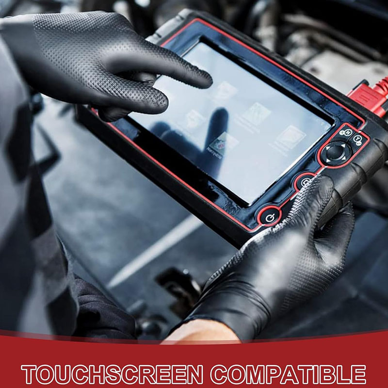 ถุงมือไนไตรล์แบบใช้แล้วทิ้ง หน - Nitrile Mechanic Glove บทวิจารณ์และราคา