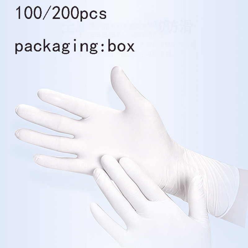 S/M/L/XL ถุงมือไนไตรล์แบบใช้แล - Dish Glove Rubber บทวิจารณ์และราคา