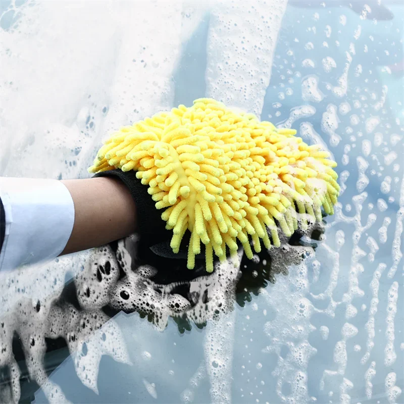 1/5pcs ล้างรถถุงมือกันน้ําไมโค - Gardening Glove Waterproof บทวิจารณ์และราคา