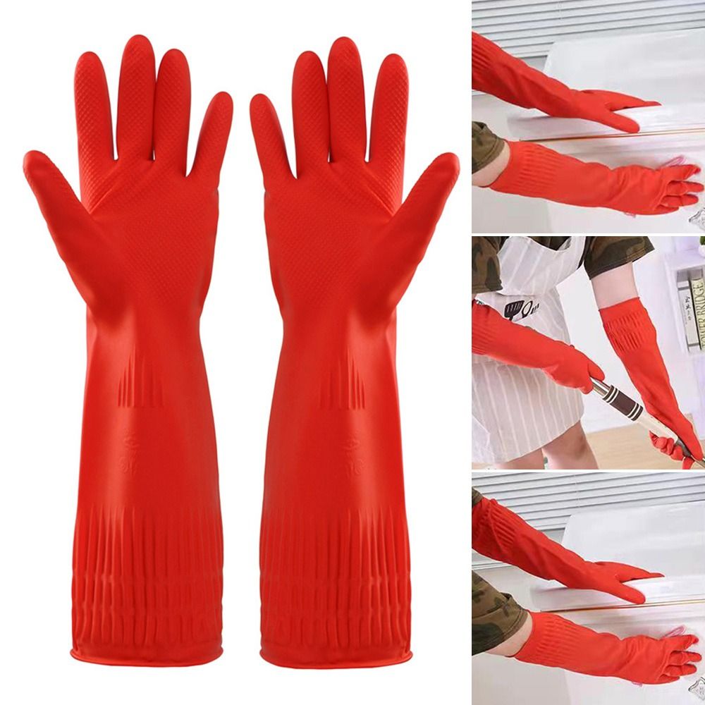 ถุงมือยางสำหรับงานหนัก1คู่พร้อ - Dish Glove Rubber บทวิจารณ์และราคา