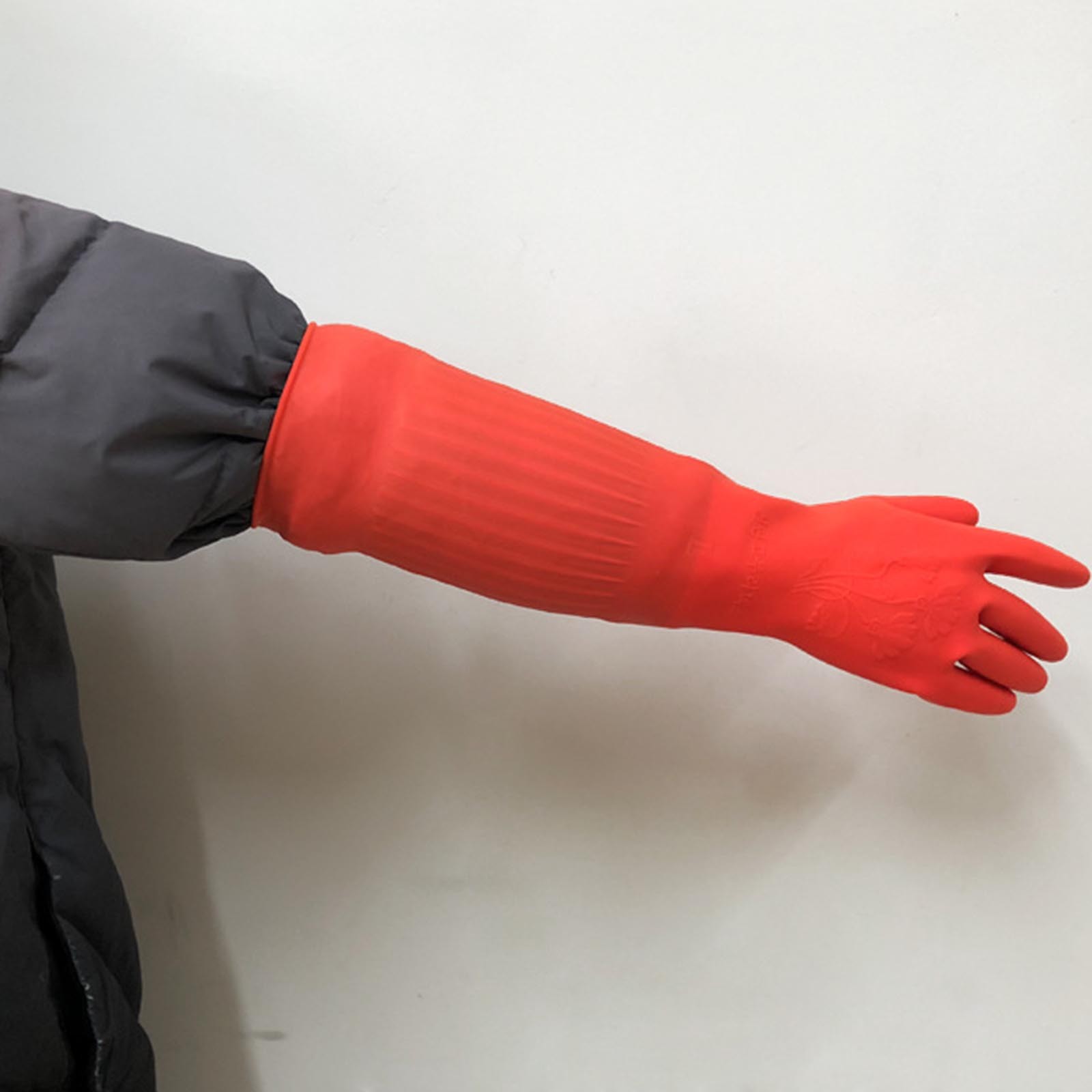 1 คู่ยืดหยุ่นสบายยางทําความสะอ - Dish Glove Rubber บทวิจารณ์และราคา