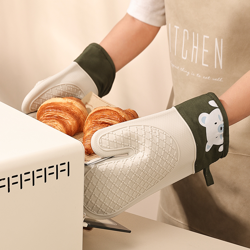 ถุงมือซิลิโคนกันความร้อน หนาขึ - Oven Mitt Silicone บทวิจารณ์และราคา