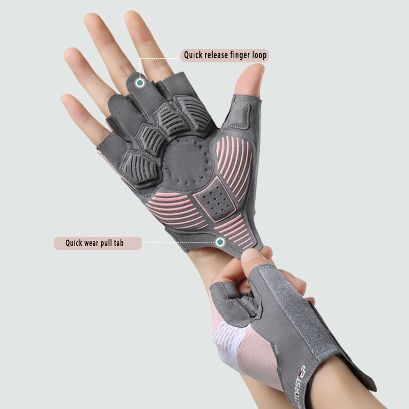ถุงมือปั่นจักรยานแบบครึ่งนิ้วส - Workout Glove Gym บทวิจารณ์และราคา