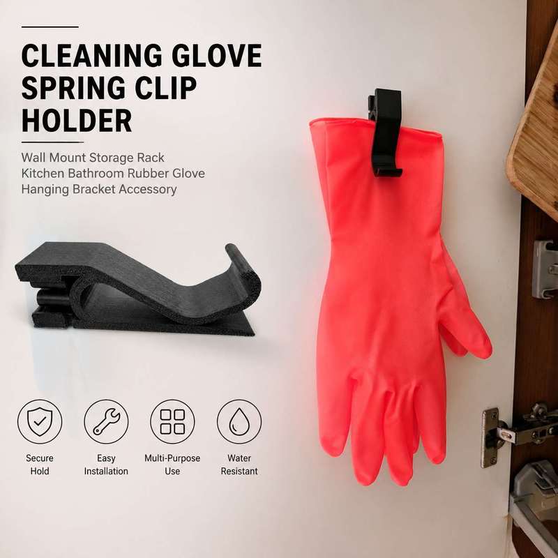 ที่แขวนติดผนังห้องครัวห้องน้ำแ - Rubber Glove Cleaning บทวิจารณ์และราคา