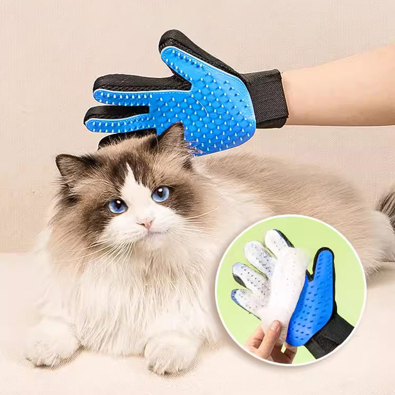 สัตว์เลี้ยงผมลบถุงมือยาง Cat G - Rubber Glove Cleaning บทวิจารณ์และราคา