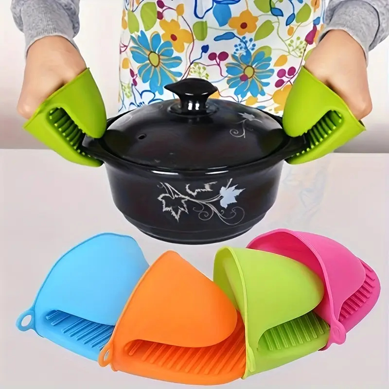 2 ชิ้นซิลิโคนที่วางหม้อถุงมือก - Oven Mitt Silicone บทวิจารณ์และราคา