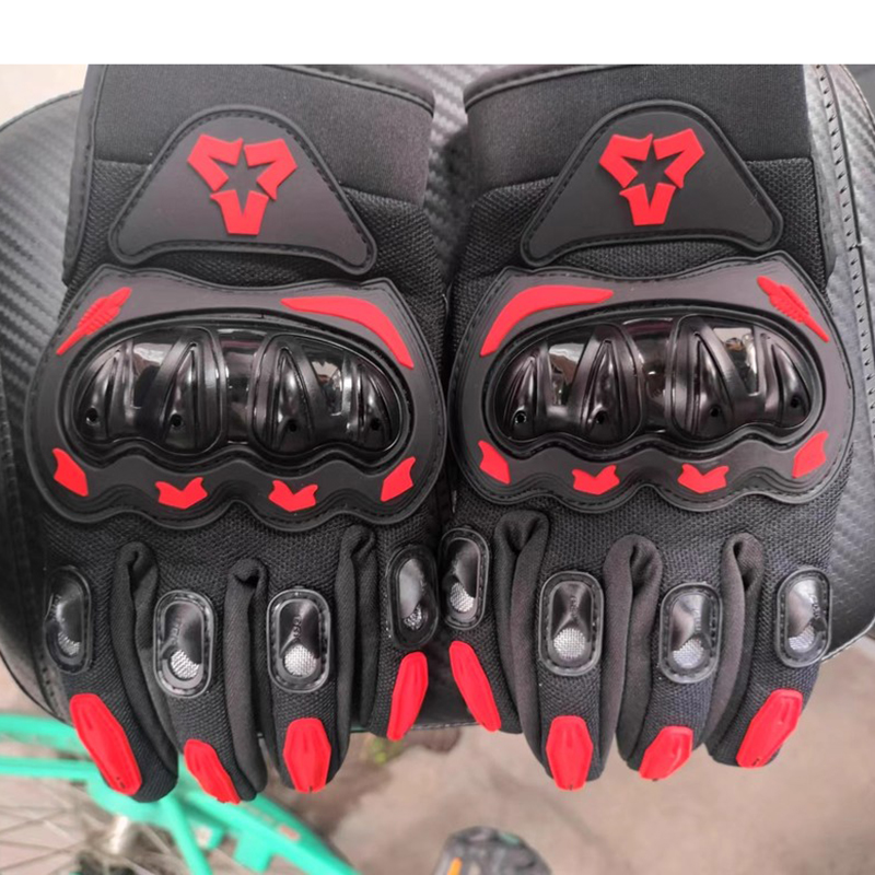 ถุงมือขี่มอเตอร์ไซค์แบบเต็มนิ้ - Motorcycle Glove Knuckle บทวิจารณ์และราคา
