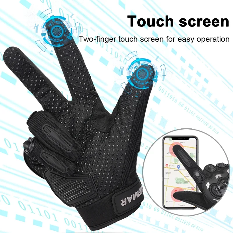ถุงมือขี่มอเตอร์ไซค์แบบเต็มนิ้ - Motorcycle Glove Knuckle บทวิจารณ์และราคา