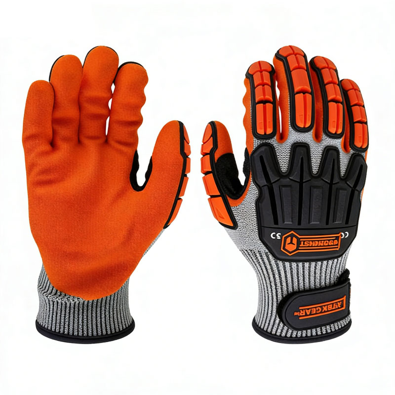 NMSafety ถุงมือทำงานป้องกันการ - Nitrile Mechanic Glove บทวิจารณ์และราคา