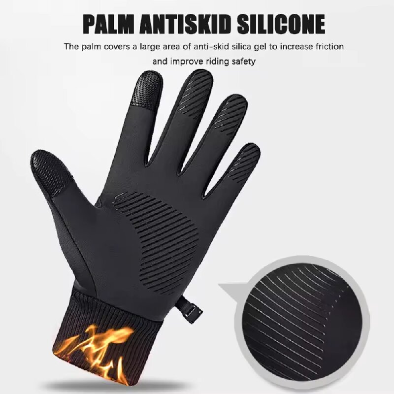 ถุงมือกันน้ำสำหรับฤดูหนาว สีดำ - Ski Glove Waterproof บทวิจารณ์และราคา