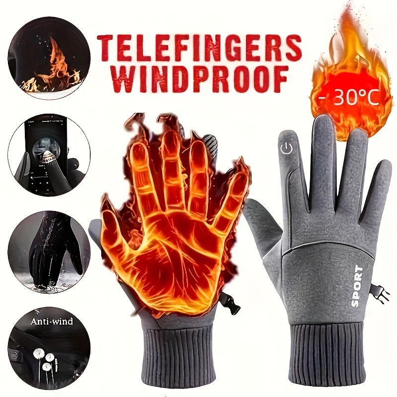 ถุงมือขี่จักรยานฤดูหนาว ถุงมือ - Ski Glove Waterproof บทวิจารณ์และราคา