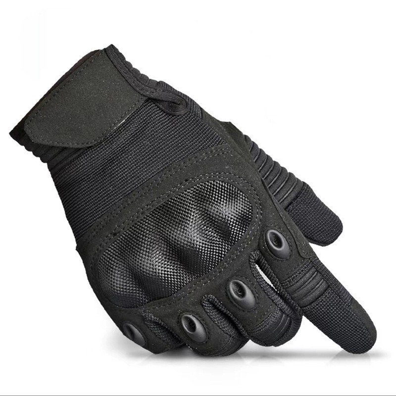 Super Fiber ผู้ชายยุทธวิธีถุงม - Motorcycle Glove Knuckle บทวิจารณ์และราคา