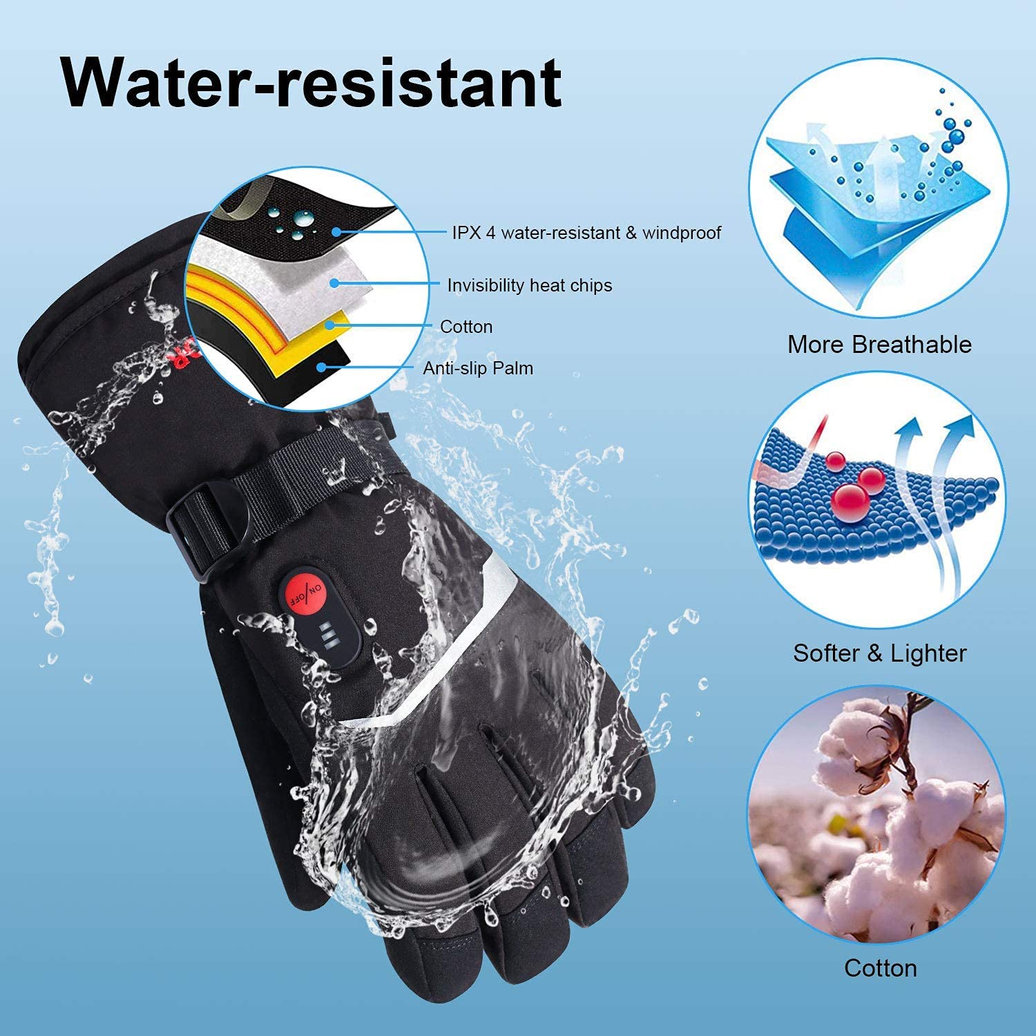 ถุงมือให้ความอบอุ่นในฤดูหนาวถุ - Heat Resistant Glove บทวิจารณ์และราคา